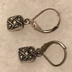Judith Jack sterling silver and marcasite earrings